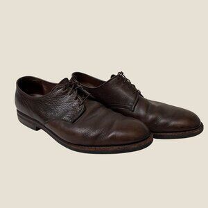 Allen Edmonds Port Washington Brown Leather Oxford Shoes Mens Size 11.5